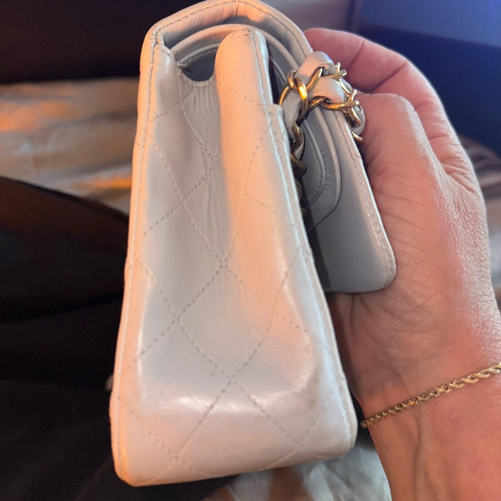 Chanel Baby Blue Quilted Bag - Picture 6 of 13
